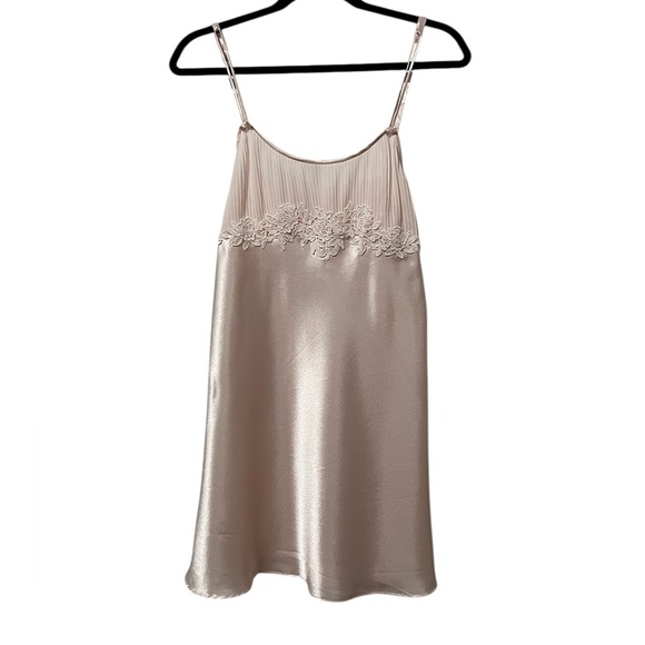 Oscar de la Renta Other - VTG Pink Oscar De La Renta Coquette Babydoll Nightgown (Size L)